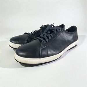 Cole Haan Grand.OS Men's Black Leather Sneakers‎ Casual Shoes Size 13M
